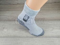 Ponožky thermo DELTA  svetlo šedá/ šedá