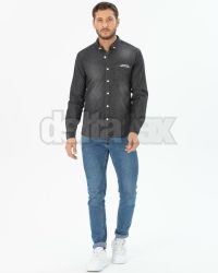 Pnska jeansov koea s dlhm rukvom YZR001 dark grey jeans