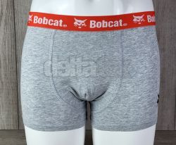 Pnske boxerky BOBCAT 037629 grey