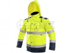 CXS LUTON 2v1, žlto-modrá bunda (zimná)