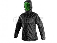 Dámská zimní bunda KENOVA, černo-zelená, vel. XL