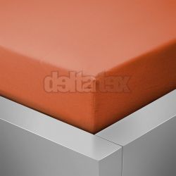 Napínacia plachta Jersey 100x200 svetlo oranžová