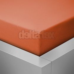 Napnacia plachta Jersey 100x200 svetlo oranov