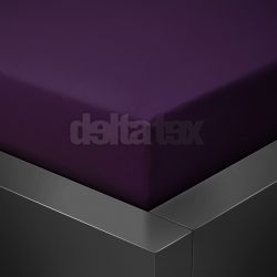Napínacia plachta Jersey 180x200 tmavo fialová