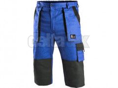 Krátke - 3/4 montérkové nohavice CXS LUXY PATRIK čierno-modré