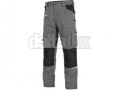 CXS STRETCH šedo-čierne nohavice