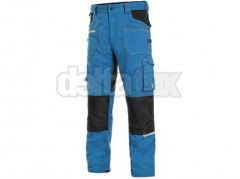 CXS STRETCH modro-čierne nohavice