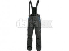 Kalhoty CXS TRENTON, zimní softshell, pánské, černo-modré