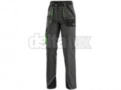CXS SIRIUS AISHA čierno-šedo-zelené nohavice (dámske)