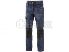 Kalhoty jeans NIMES I, pnsk, modro-ern