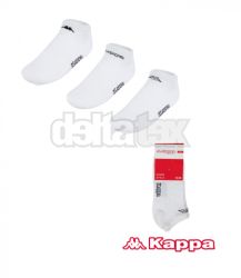 Členkové ponožky KAPPA 302XHBO 901 3 pack white