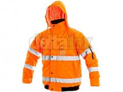 LEEDS 2v1, oranžová bunda (zimná)