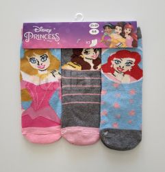 Detské dievčenské klasické ponožky PRINCESS 038291 pink 3 pack