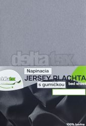 Napnacia plachta Jersey DELTA 100x200 siv