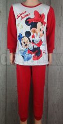 Dievensk fleecov sprava DISNEY MINNIE MOUSE DISM-GPYJLP52613 erveno biela