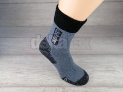 Ponožky thermo DELTA tmavo šedá/ čierna