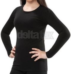 Termo tričko dámske  DELTA  thermal black
