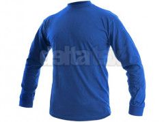 Tričko  PETR, dlouhý rukáv, středně modré