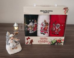 3-dielna sada vianonch darekovch utierok frot