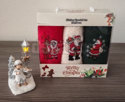 3-dielna sada vianonch darekovch utierok frot