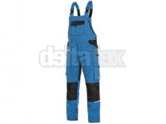 CXS STRETCH modro-čierne nohavice (na traky-skrátené)