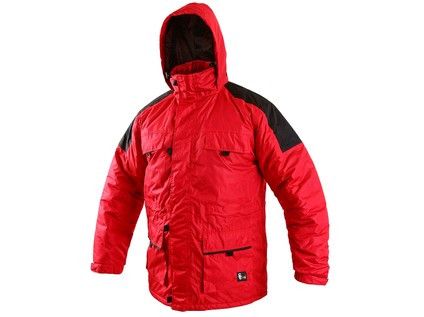 Pánská zimní bunda FREMONT, červeno-černá, vel. 3XL