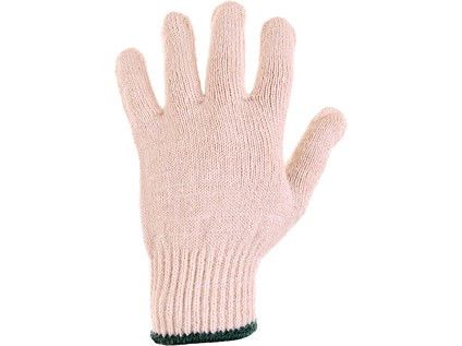 Textilní rukavice FLASH, bílé, vel. 08