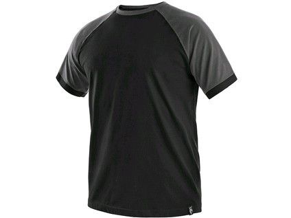 Tričko s krátkým rukávem OLIVER, černo-šedé